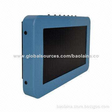 Rugged Metal Case 7-inch Capacitive Touch LCD Monitor with VGA Input and USB Port